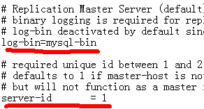 mysql 数据库一对一主从（master-slave）复制