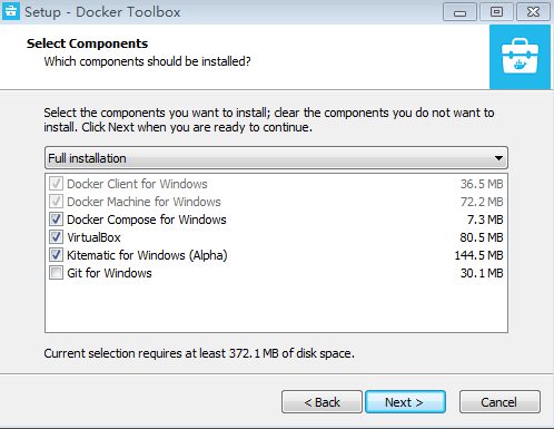 windows7 安装docker（docker Toolbox）