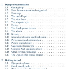 django 1.11 官方说明文档 pdf