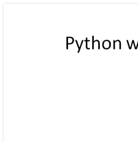 python web开发介绍 中文PPT版