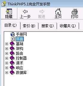 ThinkPHP5.1完全开发手册 中文CHM版