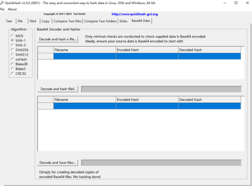 QuickHash GUI(开源代码哈希工具) v3.3.0下载